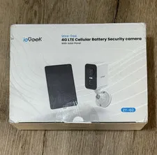 ieGeek ZY-G2 4G LTE Cellular Wire-Free Battery Solar 2K Cam, Alexa, NV