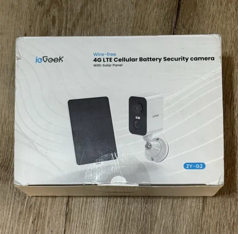 ieGeek ZY-G2 4G LTE Cellular Wire-Free Battery Solar 2K Cam, Alexa, NV