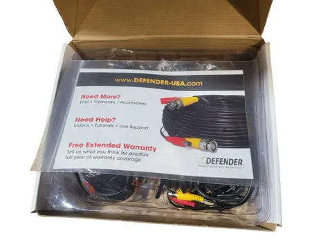 Defender 21178 Dome Security Camera 12V DC 250mA CCTV Surveillance Camera Black