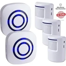 Wireless Driveway Alarm with 328ft Range - Ultimate Home Security Solution