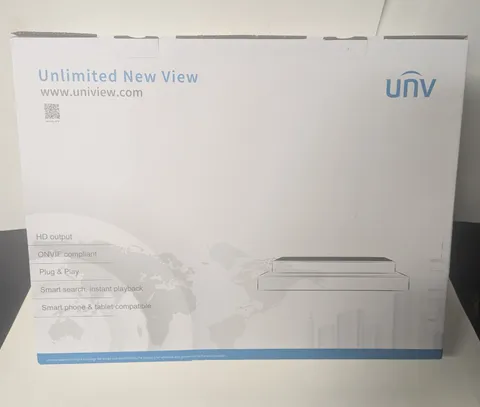 Uniview NVR301-08B-P8-IQ 8CH AI NVR  8PoE Ultra 265 Compression NO HDD INCLUDED