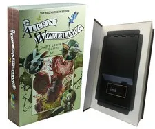 Real Paper Steel Book Booksafe Combination Lock Hidden Safe Alice In Wonderland!