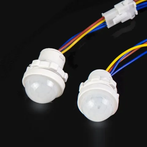 2PCS AC 240V PIR Infrared Body Motion Sensor Detector Control Switch Light Lamp