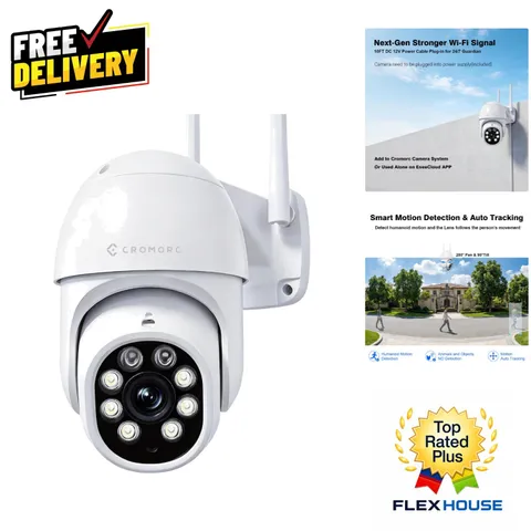 Full Color Night Vision 5MP WiFi Security Camera - Perfect for Home Surveillance