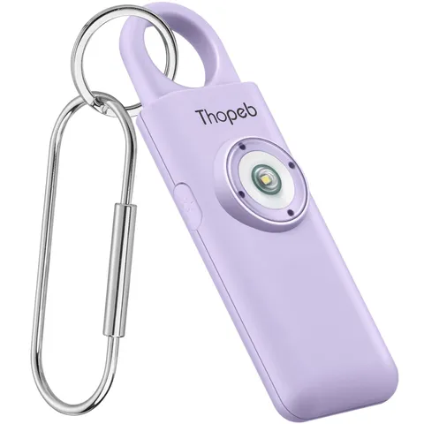 – Personal Safety Alarm for Women–135dB Siren, Strobe Light and Rechargeable ...