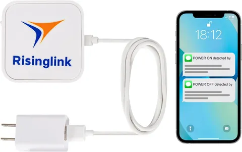 Wifi Power Outage Alarm Detector, Power Failure & Restoration Alerts with SMS Te