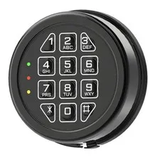 Electronic Safe Lock Keypad with Solenoid Replacement for Gun Safe Box Cabinet