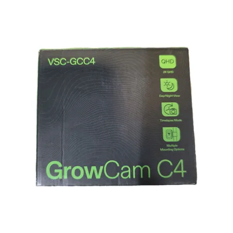 VIVOSUN GrowCam C4 2K QHD WiFi Smart Camera Timelapse Night Vision Indoor Plants