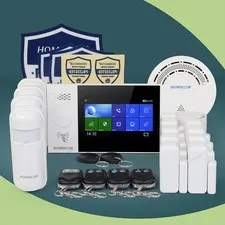 HOMSECUR Wireless WIFI 4G GSM RFID SMS Autodial Home Security Alarm System