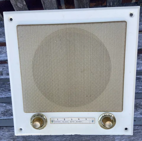 Vintage Wall Mount Radio Intercom Speaker J.W. Davis Dallas Wichita MCM