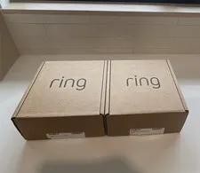 Ring Spotlight Cam Plus Plug-In Spotlight 1080p White Indoor/Outdoor Alexa