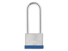 ABUS Mechanical 50mm Silver Rock™ 5 Padlock Long Shackle 80mm ABU550LS80C