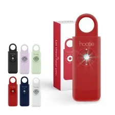 Hootie Personal Safety Alarm for Women, Men, & 3 3/4" x 1 3/8" x 7/8", Red 