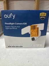 eufy Security Floodlight Camera E30, Security Camera Outdoor, 360° Pan & Tilt