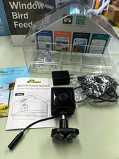 Fitchbird Smart Window Bird Feeder Camera Wi‑Fi 2K Outdoor Color Black