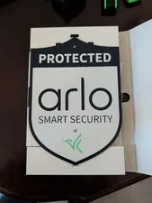 New Arlo Protected Smart Security Yard Sign 10in X 7in