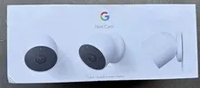 Google Nest Cam 3-Pack Battery Indoor/Outdoor Wireless Wi-Fi 1080p White NV