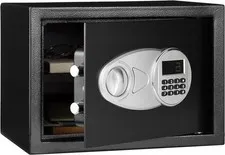 Steel Security Safe and Lock Box with Electronic Keypad for Jewelry ID Documents