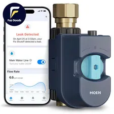 Flo 1 In. Shutoff Whole-Home Leak Detector and Automatic Water Shutoff Valve