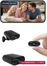 Mini Camera - 4K HD Wireless Small Camera - Tiny Indoor Security Cameras with Ni