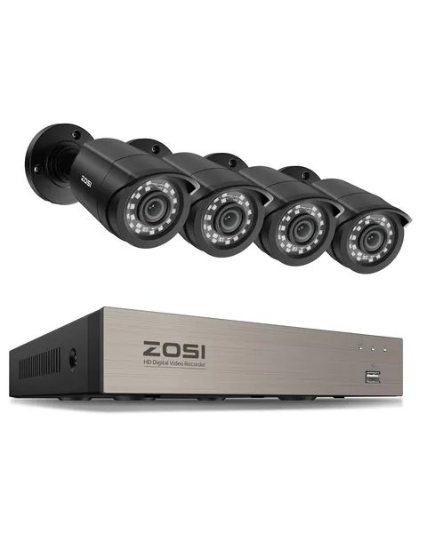 New Best ZOSI 3K Lite Security Camera System Indoor Outdoor,AI Human/Vehicle