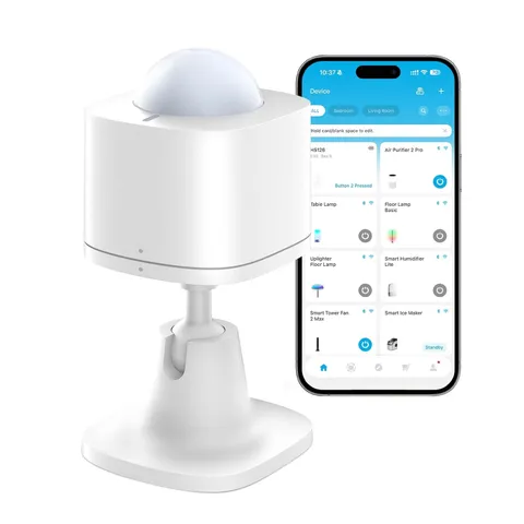 Wireless Smart Motion Sensor, Group Control Multiple Devices | 180Ft Bluetooth W
