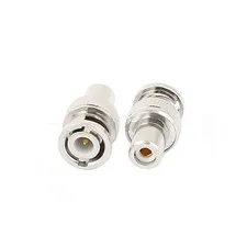 2pcs BNC Male to RCA Female Jack Audio Video Coax Cable Connector Adapter