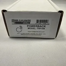 Reliance THP108 PowerBACK Utility Power Return Alert