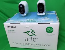 Netgear Arlo Wireless 2 Camera HD Security System VMS3230C New Unused In/Outdoor