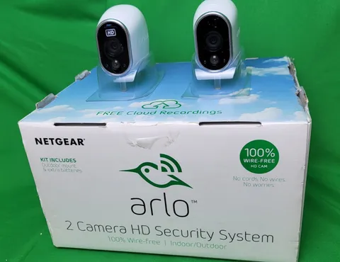 Netgear Arlo Wireless 2 Camera HD Security System VMS3230C New Unused In/Outdoor