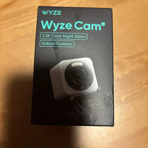 Wyze Cam V4 2.5k WiFi Indoor/Outdoor Wired Security Camera Color Night Vision