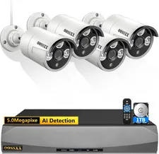 Outdoor Indoor Poe Camera Wired Home Security Camera System Video Surveillance I