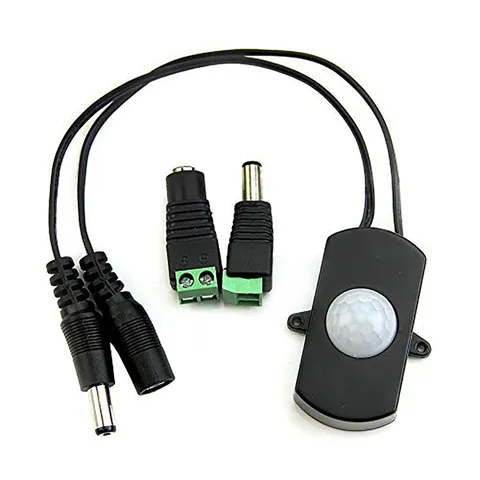 PIR Motion Sensor Switch DC6-24V 5A Adjustable Timer Auto On/Off For LED Light