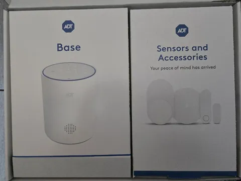 ADT Base Home Alarm System Kit w/ Base & Sensors, White