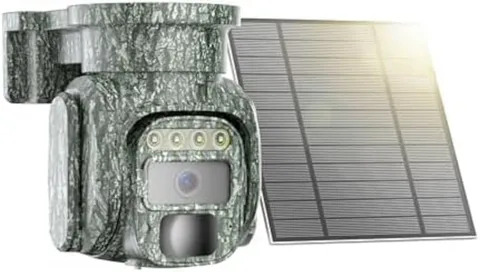 4G LTE Cellular Security Camera No WiFi Solar Outdoor Night Vision With SIM Card