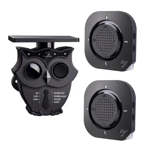 Driveway Alarm Systems Weatherproof Outdoor Motion Detector & Sensor with120d...
