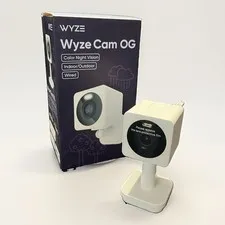 Wyze Cam OG 1080p HD Wired Indoor Outdoor Security Camera Spotlight Sealed