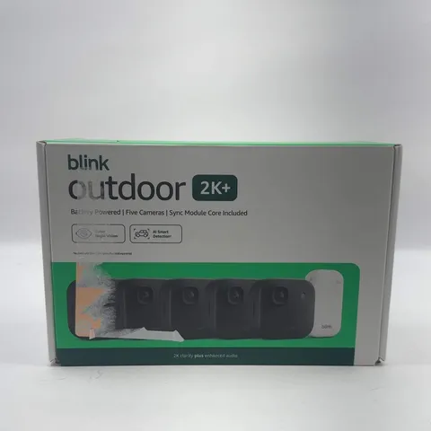 New Blink Outdoor 2K+ 5-Camera Wireless Battery Powered System B0F95XVBFS