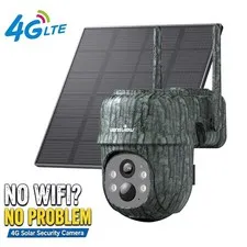 Wansview 4G LTE Cellular Solar Security Cameras Wireless, No WiFi AI Detection