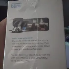 Blink Mini Indoor Security Camera 1080p HD Video Night Vision & 2-Way talk Black