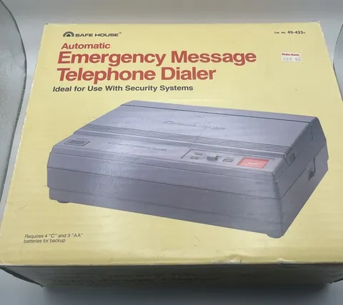 Safe House Automatic Emergency Message Telephone Dialer Radio Shack Read!