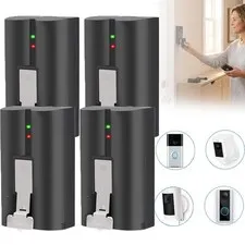 4 Pack Ring V4 Battery For Ring Camera Doorbell Solar Floodligh 2/3/4/3 plus US
