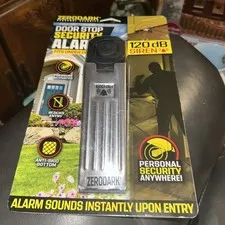 ZERODARK PERSONAL SECURITY DOOR STOP ALARM 120db Siren Brand New
