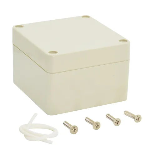 LeMotech Waterproof Dustproof IP65 ABS Plastic 3.3"x3.2"x2.2", Pale Grey 