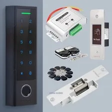 HOMSECUR IP66 APP WIFI RFID Access Control Set NC Strike Lock