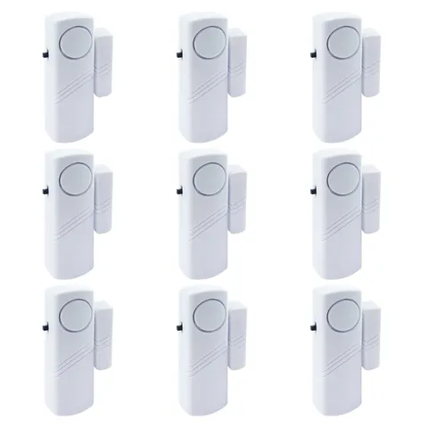 Door Window Alarm, 90dB Wireless Sensor Door Window Burglar Alarm for Home Se...