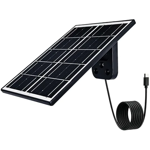 23% High Efficiency 5V Monocrystalline Solar Panel – Waterproof with 6.5ft Cable
