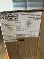 Q see 4 Channel DVR Real-Time Full D1 Resolution 500 GB HDD Installed 4 cameras
