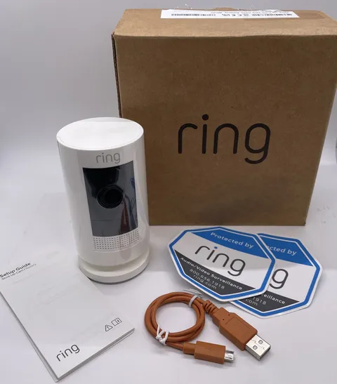 Ring Stick Up Cam Indoor/Outdoor 1080p WiFi Battery Security Camera White 3rd
