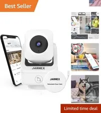 360-Degree Indoor Security Camera with 2-Way Audio & Bluetooth Connectivity